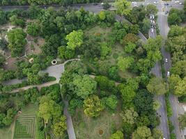 aereo Visualizza di jinah giardino su 2023-07-17 nel lahore Pakistan. foto