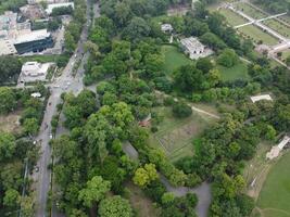 aereo Visualizza di jinah giardino su 2023-07-17 nel lahore Pakistan. foto