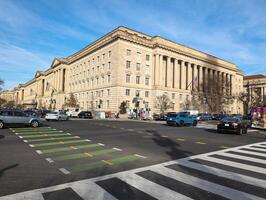 Washington, dc, Stati Uniti d'America -16.12.2023 città strade e architettura di Washington nel inverno nel dicembre. foto