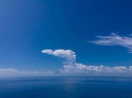 aereo Visualizza di caraibico mare nel Cozumel, Messico foto