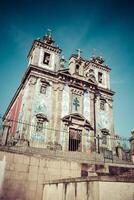 Chiesa di santo ildefonso greja de santo ildefonso porto, Portogallo foto