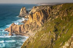 cabo da rocca, il occidentale punto di Europa - Portogallo foto