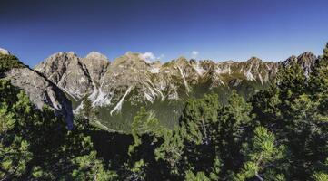 montagna paesaggio di il stubai Alpi foto