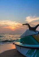 moto d'acqua sulla spiaggia foto