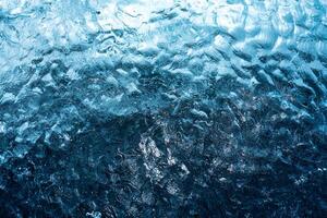 astratto blu iceberg a partire dal ghiacciaio foto