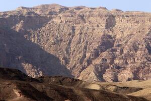 timna montagna gamma nel eilat nel meridionale Israele. foto
