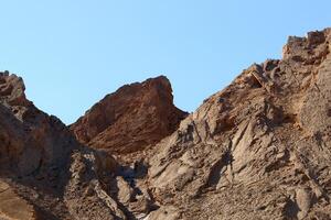 timna montagna gamma nel eilat nel meridionale Israele. foto