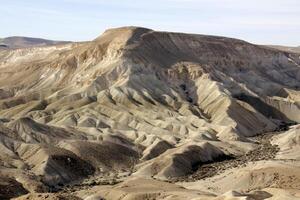 il negev è un' deserto nel il mezzo est, collocato nel Israele e occupante di 60 di suo territorio. foto