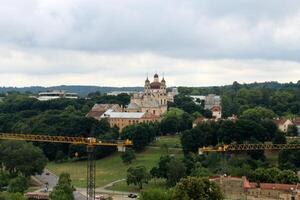 02 07 2023 vilnius Lituania. vilnius è il capitale e maggiore città di Lituania. esso è collocato nel il sud-est di Lituania su il vilnius fiume. foto