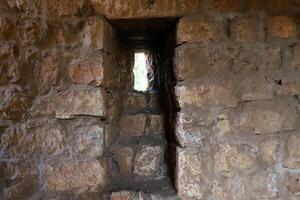 02 12 2024 haifa Israele. sì, sì è il rovine di un' crociato e epoca ottomana fortezza nel occidentale Galilea, Israele. foto