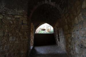 02 12 2024 haifa Israele. sì, sì è il rovine di un' crociato e epoca ottomana fortezza nel occidentale Galilea, Israele. foto