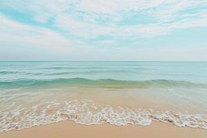 foto vuoto mare e spiaggia sfondo