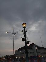 Visualizza di jogjakarta piazza e malioboro strada foto