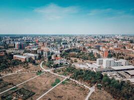 aereo Visualizza Milano, Italia, Lombardia di fuco foto