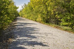 fattoria pista nord di Beatrice, Nebraska nel autunno scenario. il fattoria pista corridoio tratti 60 miglia, a partire dal il bordo di Lincoln, Sud per Maryville, Kansas. foto