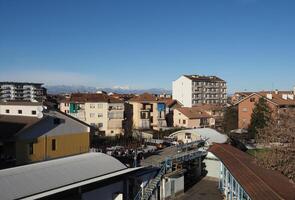 orizzonte Visualizza di il città di settimo torinese foto