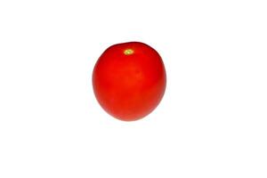 pomodoro rosso isolato su sfondo bianco foto