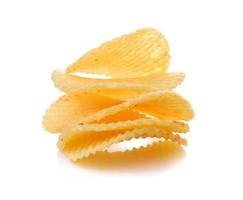 patatine fritte isolato su sfondo bianco foto