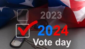 Stati Uniti d'America elezione 2024 sfondo, votazione, elezione foto