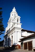 storico minore basilica di il immacolato concezione inaugurato nel 1874 nel il eredità cittadina di salamina nel il Dipartimento di caldas nel Colombia foto