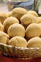 pane di mais, un' classico brasiliano merenda fatto con Mais foto