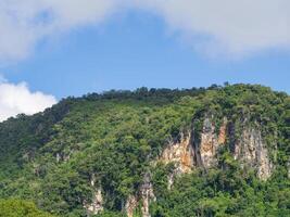 panoramico Visualizza paesaggio di montagne nel settentrionale Tailandia foto