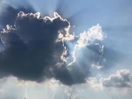 il cielo un' temporale foto