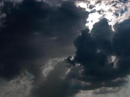 il cielo un' temporale foto