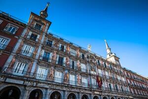 famoso plaza Sindaco nel Madrid, Spagna foto