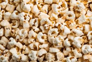 ai generato vicino su di un' Popcorn, sfondo sfondo foto