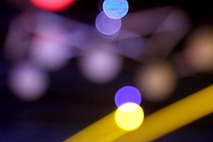 luce bokeh notturna foto