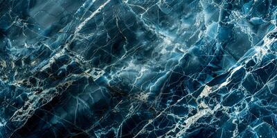 in profondità blu marmorizzato struttura di lussuoso naturale pietra foto