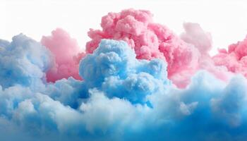 un' nube di rosa e blu foto