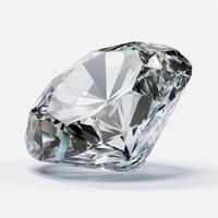 grande diamante con rifrazione effetto foto