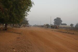 strada nel il nord di benin foto