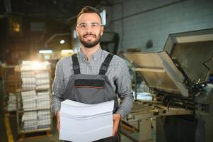 ritratto di un' stampa Casa lavoratore foto