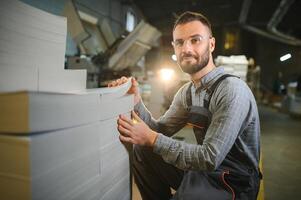 ritratto di un' stampa Casa lavoratore foto