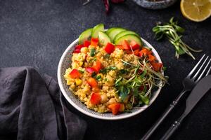 bulgur con Ceci e verdure foto