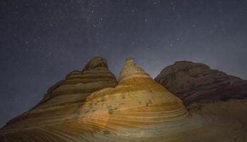 bianca tasca notte cielo foto