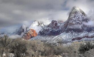 Sion canyon inverno foto