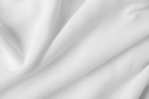 il fascino di solido bianca stoffa sfondo, un' classico tela di purezza e semplicità foto