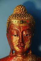 testa di un' Budda statua foto