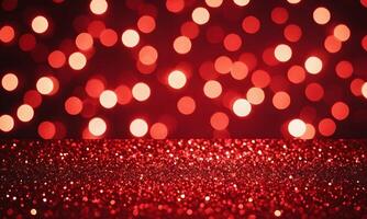 Natale natale sfondo rosso astratto San Valentino rosso luccichio bokeh Vintage ▾ luci foto