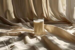 fresco bicchiere di latte professionale pubblicità cibo fotografia foto