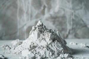 caolino minerale Usato nel papaia commestibile ceramica vernici industria. foto