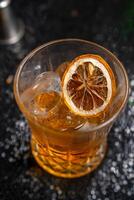 whisky con secco arancia foto