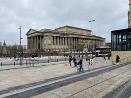 un' Visualizza di il strade di Liverpool a Cinese nuovo anno foto