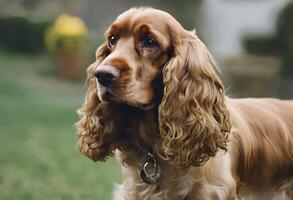 un' Visualizza di un' cocker spaniel foto