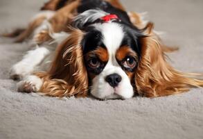 un' Visualizza di un' cavaliere re charles spaniel foto