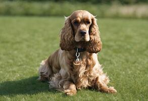 un' Visualizza di un' cocker spaniel foto